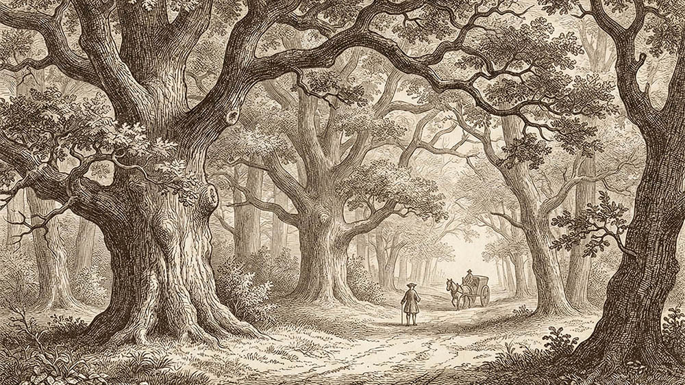 Uralte Eiche im Stealth Chess