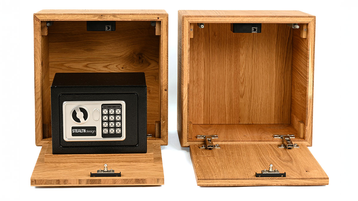 Stealth Cube - Holzwürfel mit Geheimfach