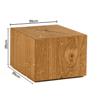 Stealth Cube - Holzblock mit Geheimversteck