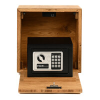 Stealth Cube - Holzblock mit Geheimversteck mit Tresor