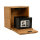 Stealth Cube - Holzblock mit Geheimversteck mit Tresor
