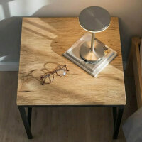 Stealth Table - Tisch mit Geheimfach XXL - Eiche Echtholz