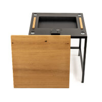 Stealth Table - Tisch mit Geheimfach XXL - Eiche Echtholz