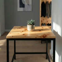 Stealth Table - Table with hidden compartment XXL - Swiss Stone Pine