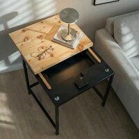 Stealth Table - Table with hidden compartment XXL - Swiss Stone Pine