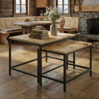 Stealth Table - Table with hidden compartment XXL - Swiss Stone Pine