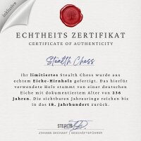 Stealth Chess - Schachbrett mit Geheimfach