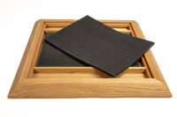 Stealth Chess - Schachbrett mit Geheimfach - Schachbrett & Figuren - Eiche Natur