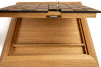 Stealth Chess - Schachbrett mit Geheimfach - Schachbrett & Figuren - Eiche Natur
